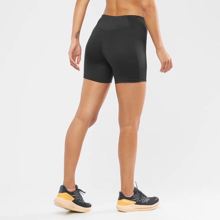 Salomon Cross Run 5'' Short Women's Running Tights Black | CA 56B47